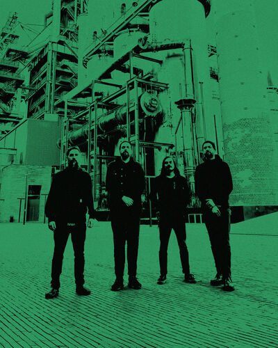 Vertikal Concerts SOM Factory Band Photo Green 1 x 1